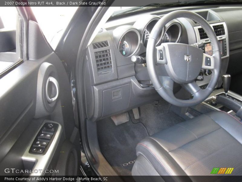 Black / Dark Slate Gray/Red 2007 Dodge Nitro R/T 4x4