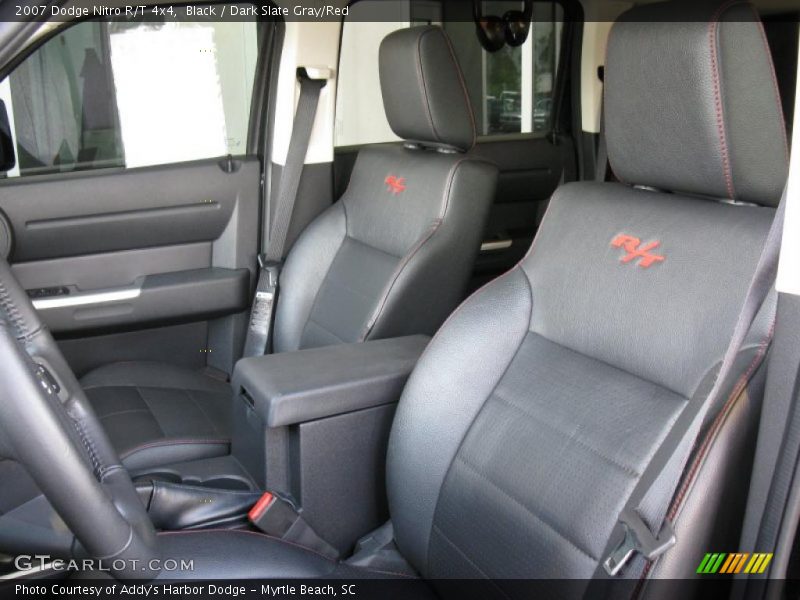 Black / Dark Slate Gray/Red 2007 Dodge Nitro R/T 4x4