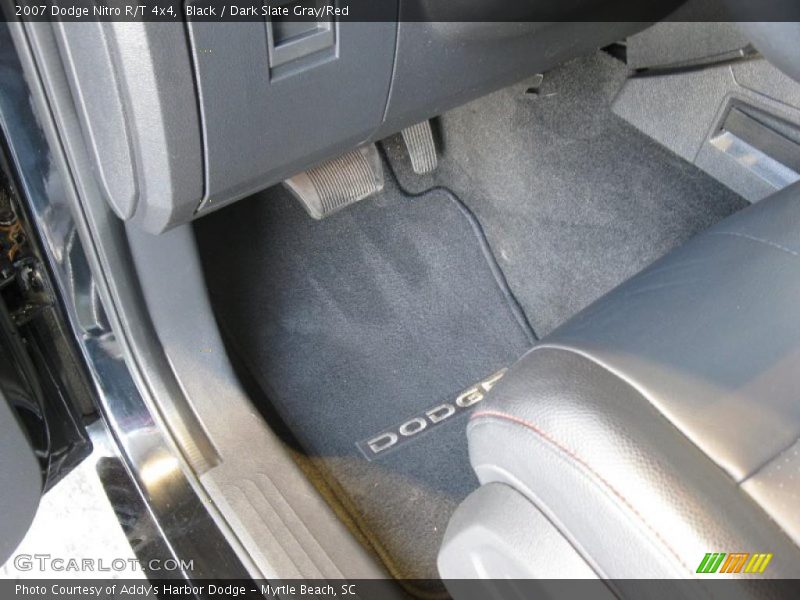 Black / Dark Slate Gray/Red 2007 Dodge Nitro R/T 4x4