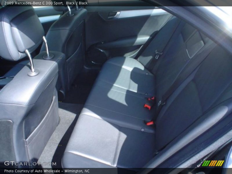 Black / Black 2009 Mercedes-Benz C 300 Sport