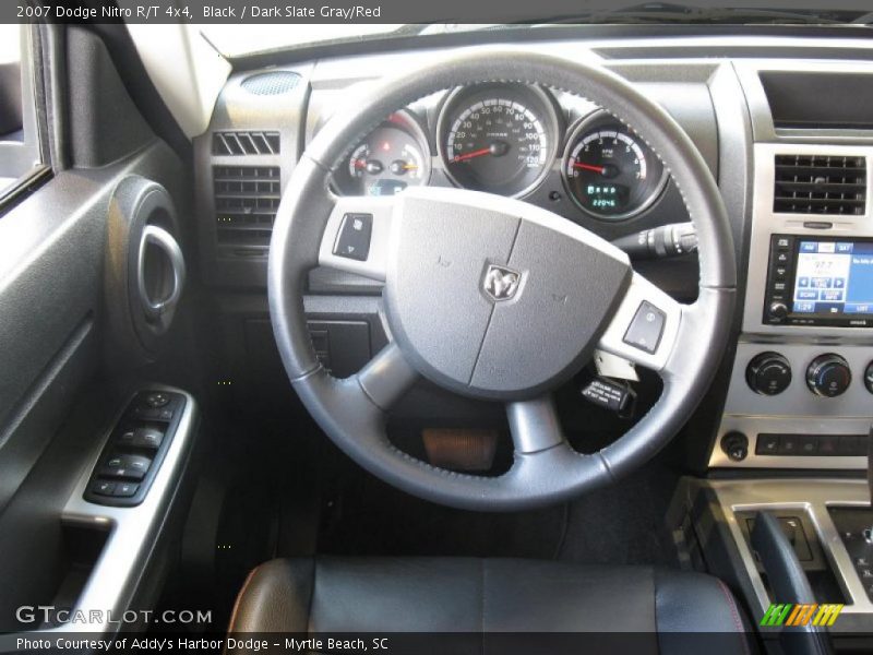 Black / Dark Slate Gray/Red 2007 Dodge Nitro R/T 4x4