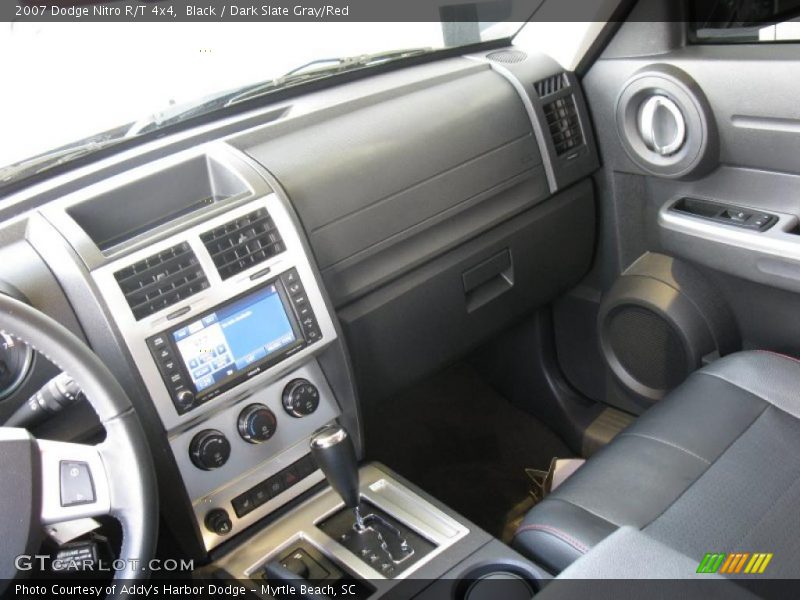 Black / Dark Slate Gray/Red 2007 Dodge Nitro R/T 4x4