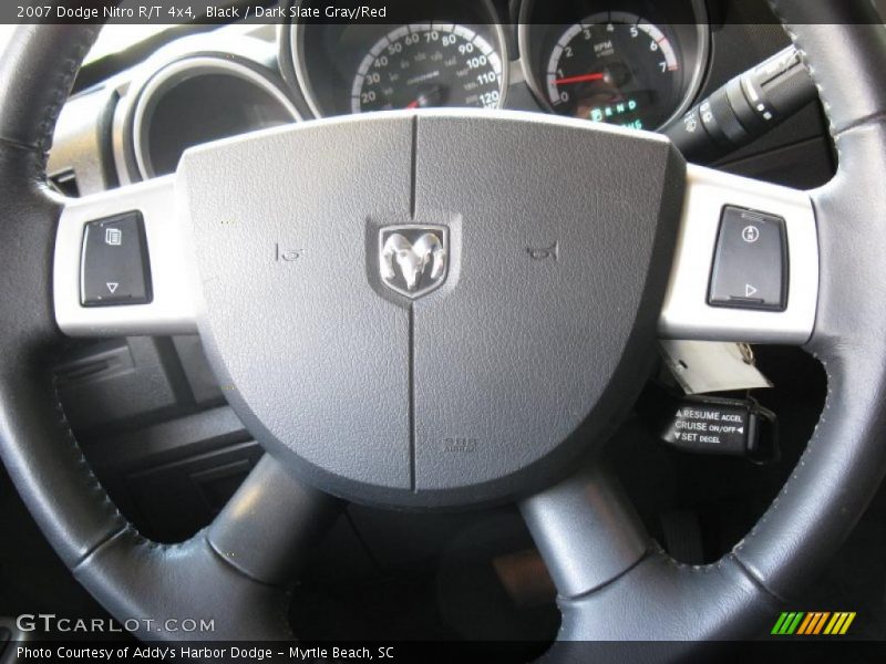 Black / Dark Slate Gray/Red 2007 Dodge Nitro R/T 4x4