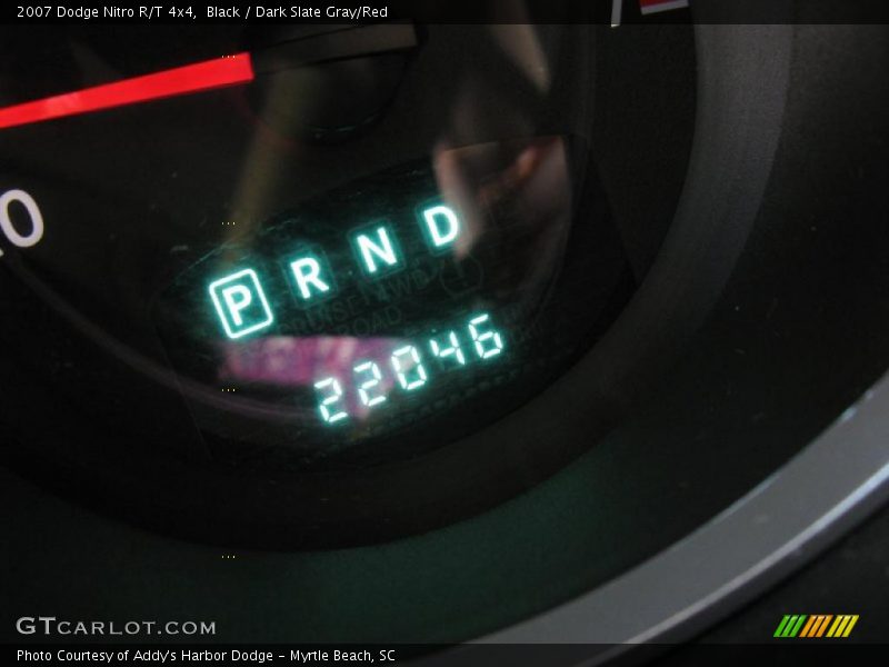 Black / Dark Slate Gray/Red 2007 Dodge Nitro R/T 4x4