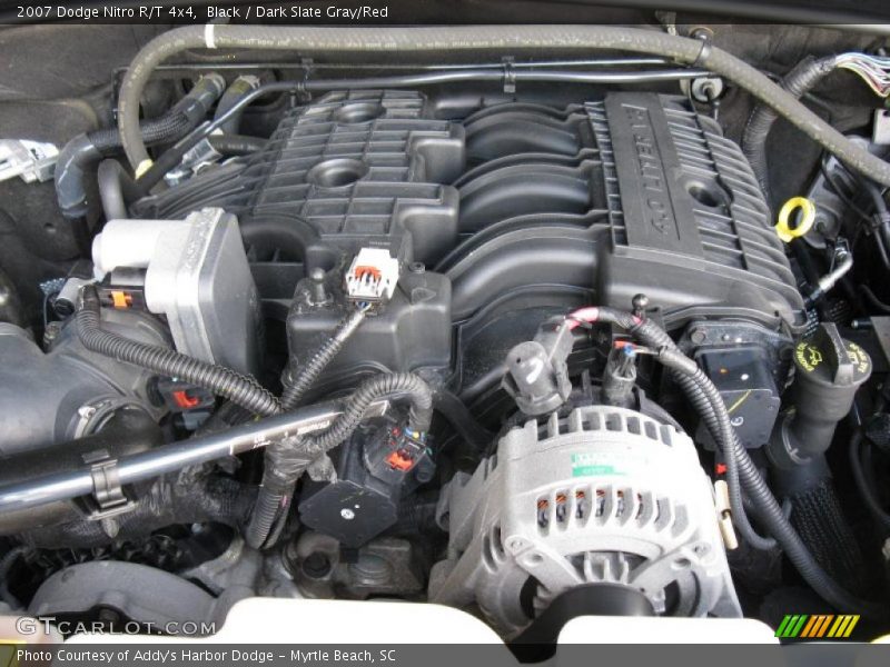 Black / Dark Slate Gray/Red 2007 Dodge Nitro R/T 4x4
