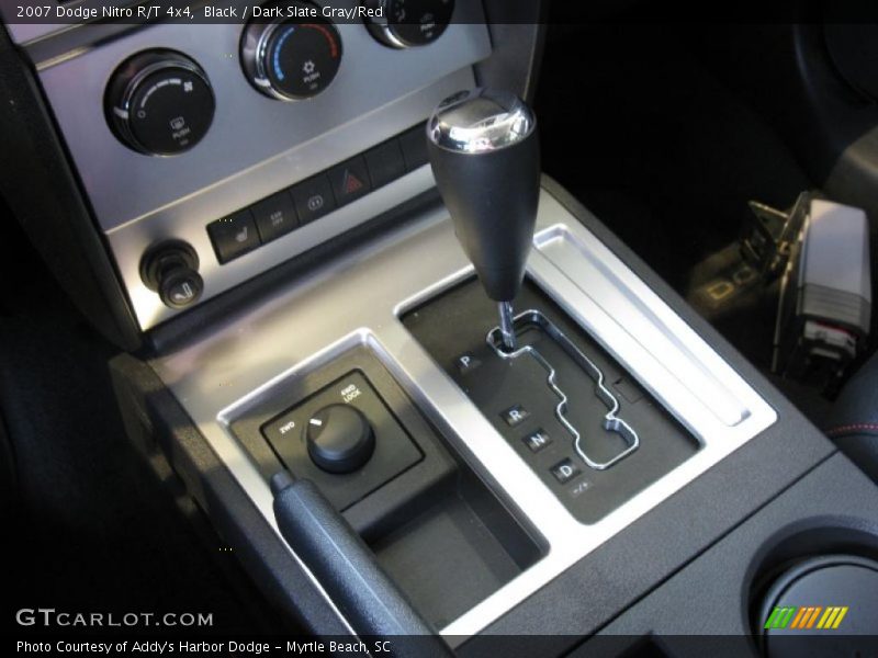 Black / Dark Slate Gray/Red 2007 Dodge Nitro R/T 4x4