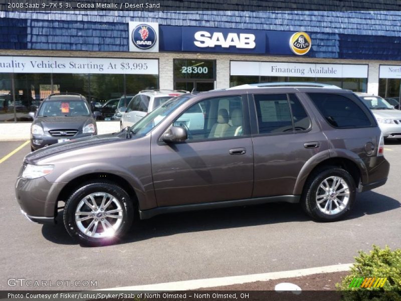 Cocoa Metallic / Desert Sand 2008 Saab 9-7X 5.3i