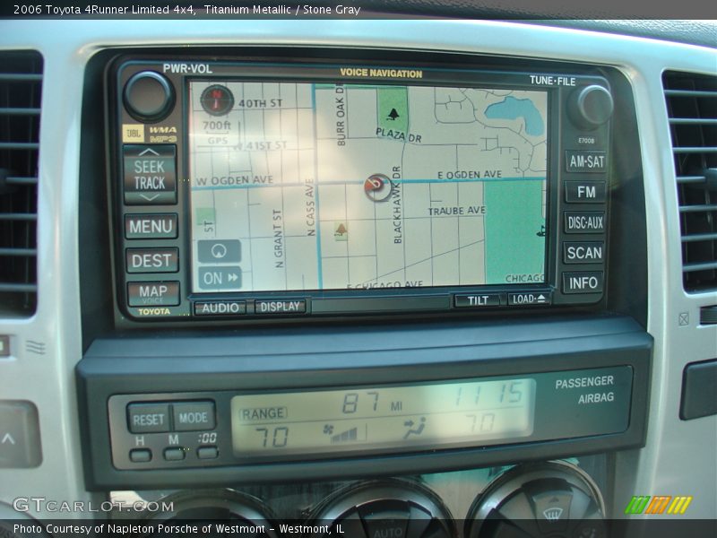 Toyota 4Runner Navigation Screen - 2006 Toyota 4Runner Limited 4x4