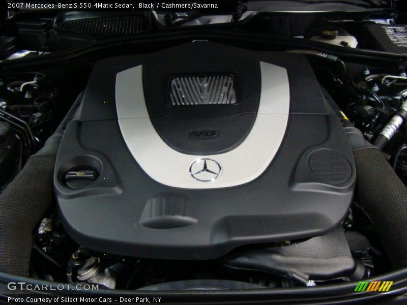 Black / Cashmere/Savanna 2007 Mercedes-Benz S 550 4Matic Sedan