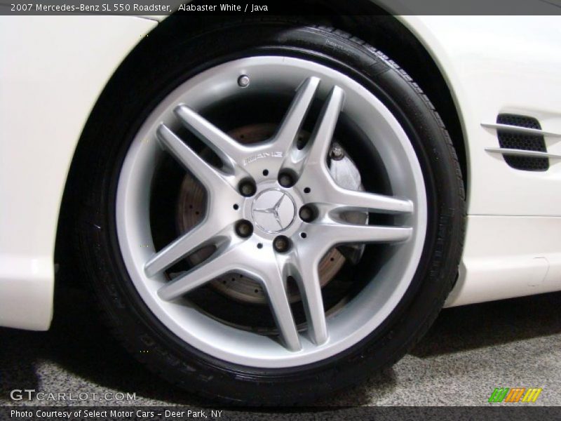 Alabaster White / Java 2007 Mercedes-Benz SL 550 Roadster
