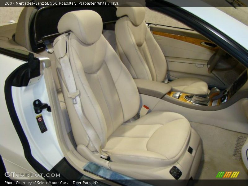 Alabaster White / Java 2007 Mercedes-Benz SL 550 Roadster