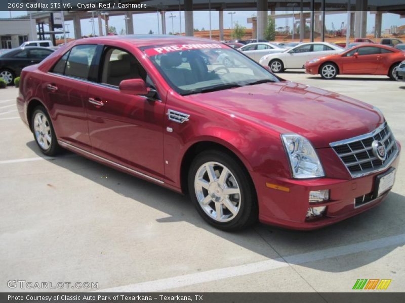 Crystal Red / Cashmere 2009 Cadillac STS V6