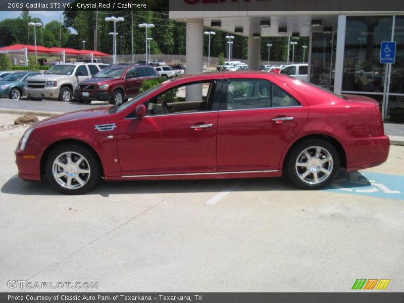 Crystal Red / Cashmere 2009 Cadillac STS V6