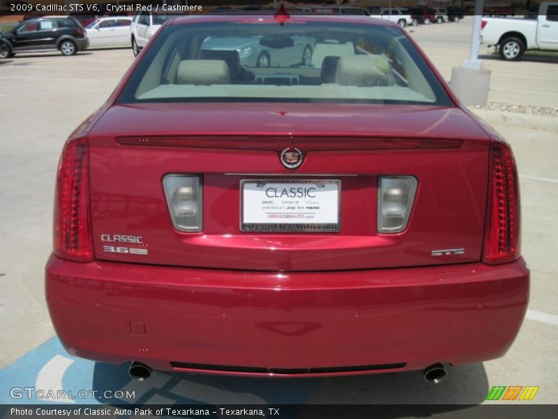 Crystal Red / Cashmere 2009 Cadillac STS V6