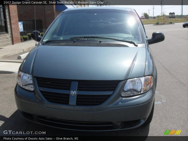 Silver Steel Metallic / Medium Slate Gray 2007 Dodge Grand Caravan SE