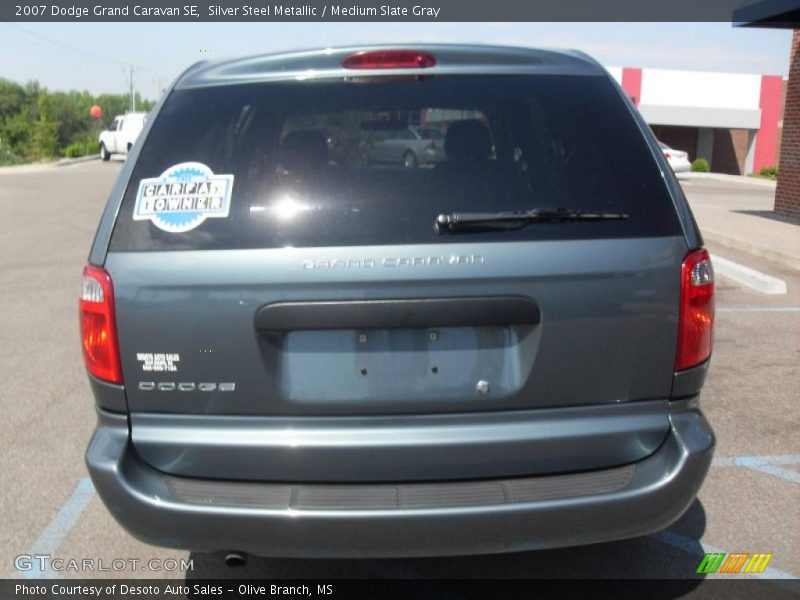 Silver Steel Metallic / Medium Slate Gray 2007 Dodge Grand Caravan SE
