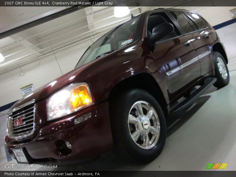 Cranberry Red Metallic / Light Gray 2007 GMC Envoy SLE 4x4
