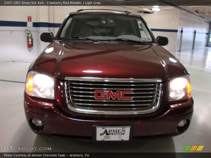Cranberry Red Metallic / Light Gray 2007 GMC Envoy SLE 4x4