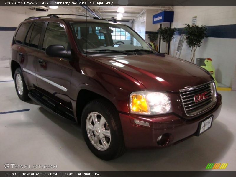 Cranberry Red Metallic / Light Gray 2007 GMC Envoy SLE 4x4