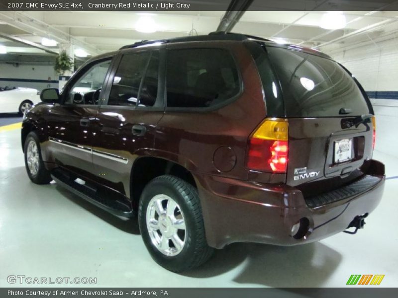 Cranberry Red Metallic / Light Gray 2007 GMC Envoy SLE 4x4
