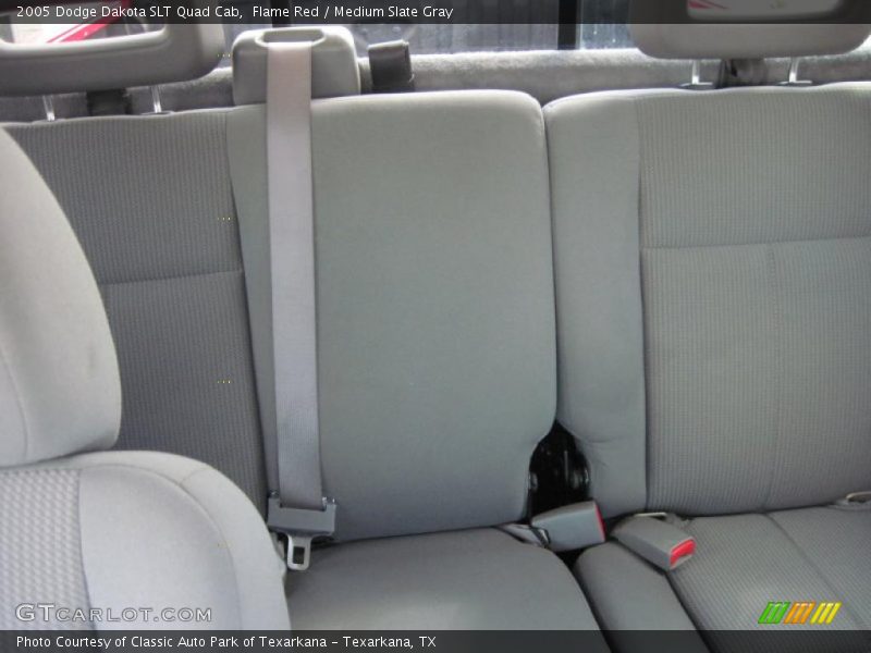 Flame Red / Medium Slate Gray 2005 Dodge Dakota SLT Quad Cab