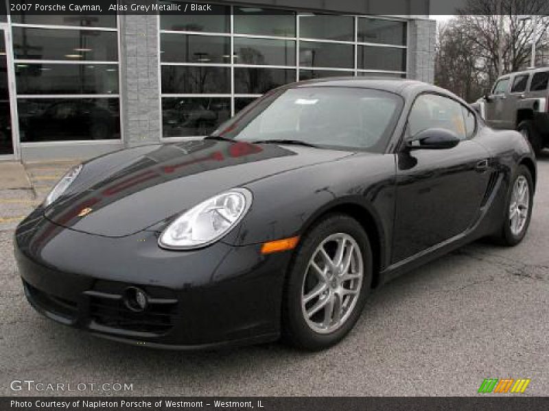 Atlas Grey Metallic / Black 2007 Porsche Cayman