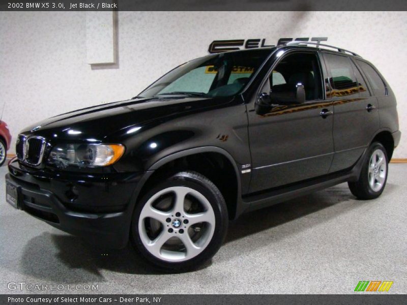 Jet Black / Black 2002 BMW X5 3.0i