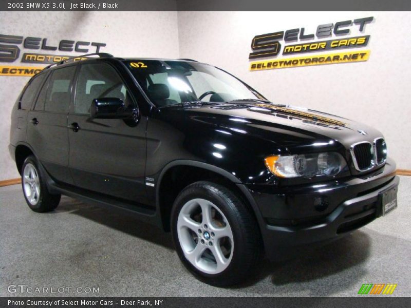 Jet Black / Black 2002 BMW X5 3.0i