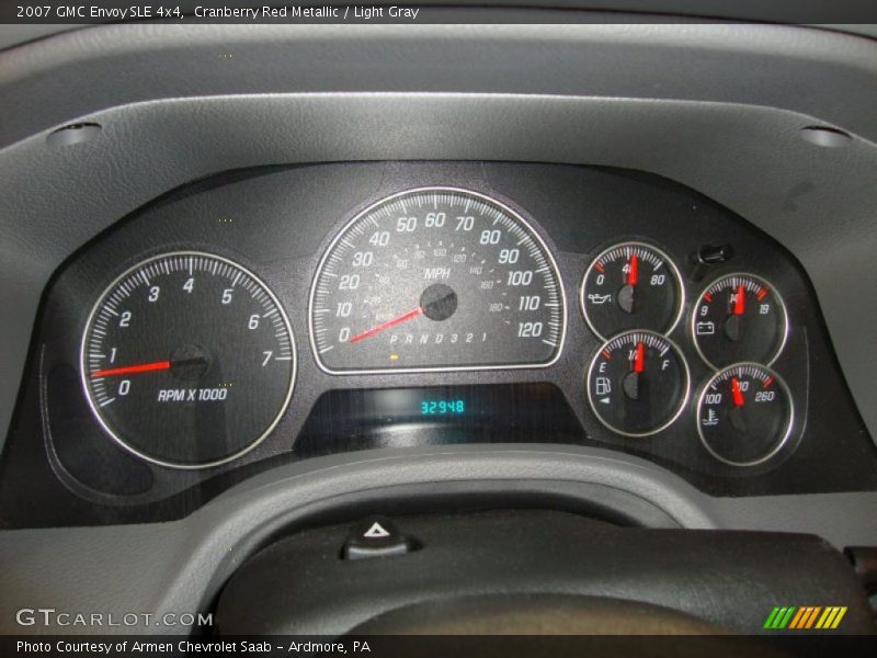 Cranberry Red Metallic / Light Gray 2007 GMC Envoy SLE 4x4