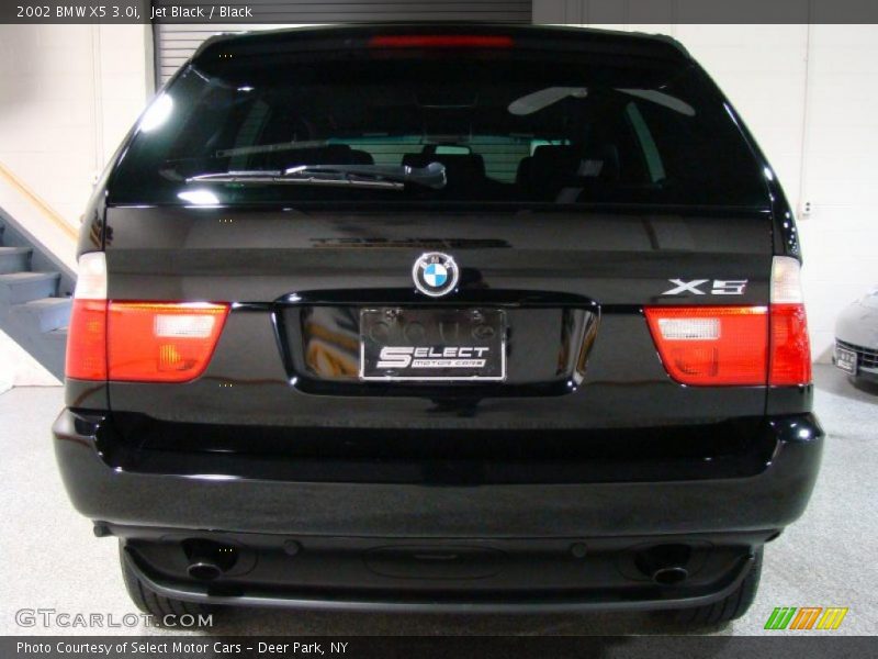 Jet Black / Black 2002 BMW X5 3.0i