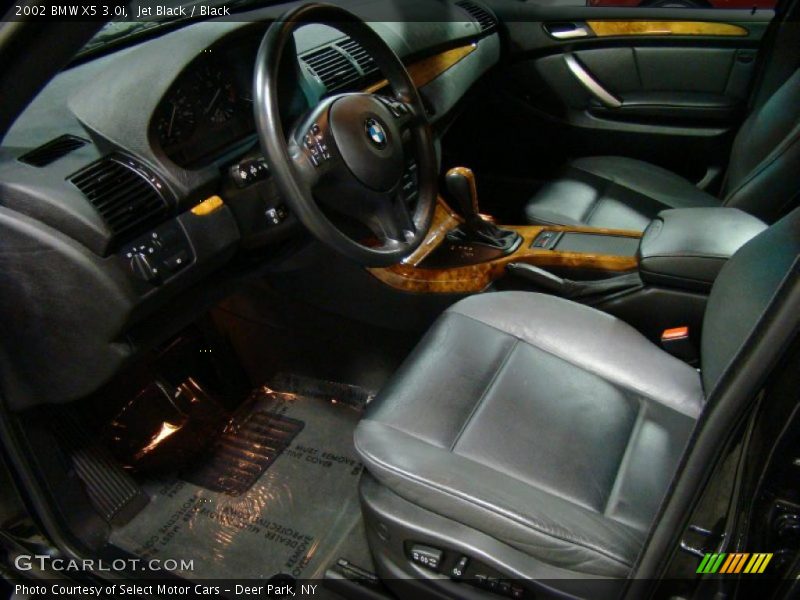 Jet Black / Black 2002 BMW X5 3.0i