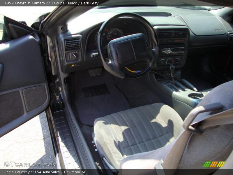 Black / Dark Gray 1999 Chevrolet Camaro Z28 Coupe