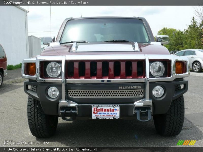 Sonoma Red Metallic / Ebony Black 2007 Hummer H3 X