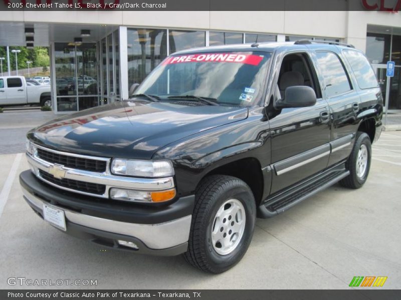 Black / Gray/Dark Charcoal 2005 Chevrolet Tahoe LS