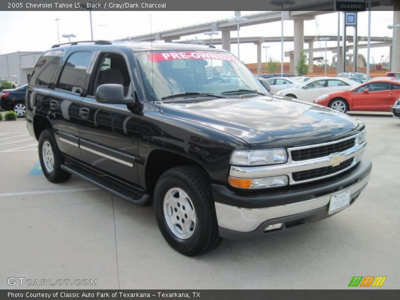 Black / Gray/Dark Charcoal 2005 Chevrolet Tahoe LS