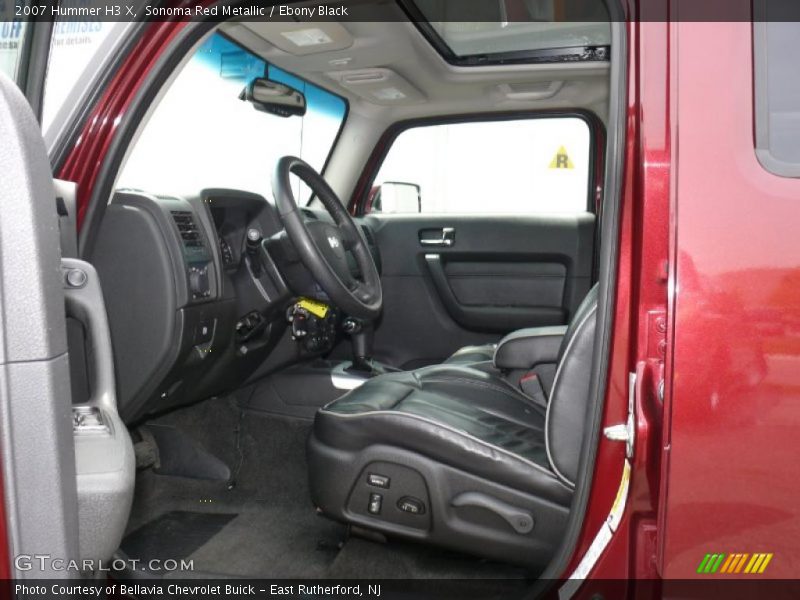 Sonoma Red Metallic / Ebony Black 2007 Hummer H3 X
