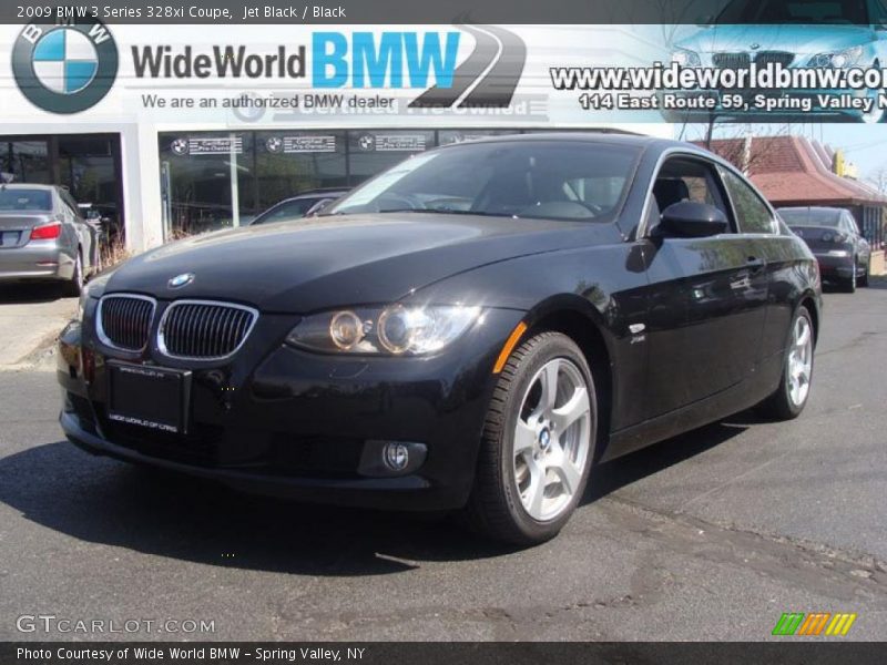 Jet Black / Black 2009 BMW 3 Series 328xi Coupe