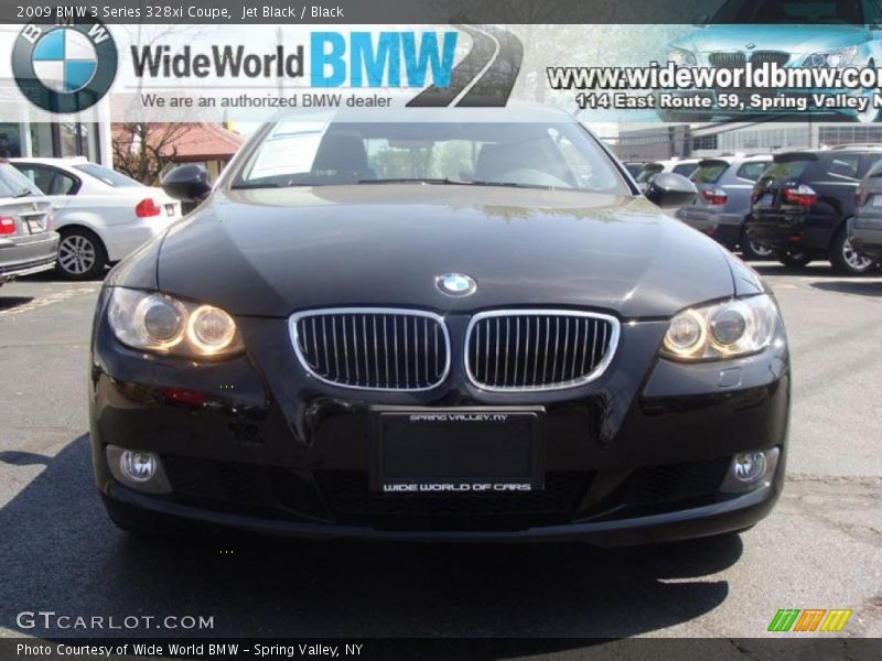 Jet Black / Black 2009 BMW 3 Series 328xi Coupe