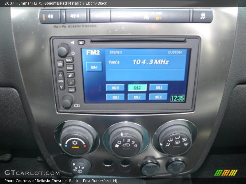 Sonoma Red Metallic / Ebony Black 2007 Hummer H3 X