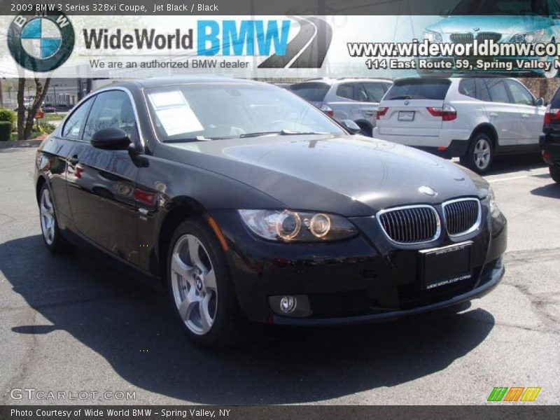 Jet Black / Black 2009 BMW 3 Series 328xi Coupe