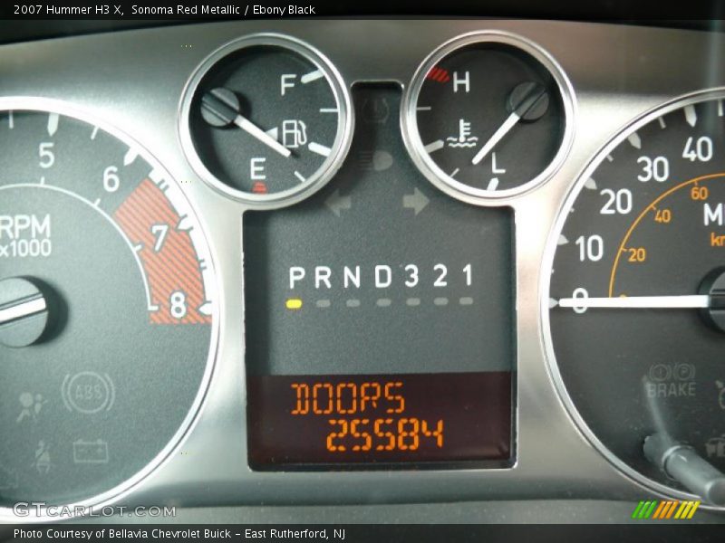 Sonoma Red Metallic / Ebony Black 2007 Hummer H3 X