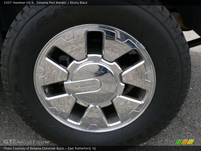 Sonoma Red Metallic / Ebony Black 2007 Hummer H3 X