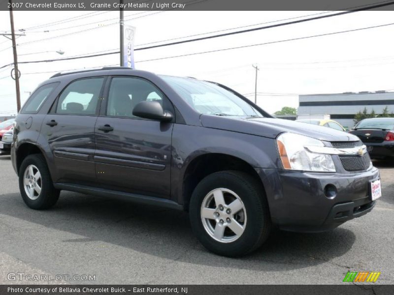 Granite Gray Metallic / Light Gray 2007 Chevrolet Equinox LS