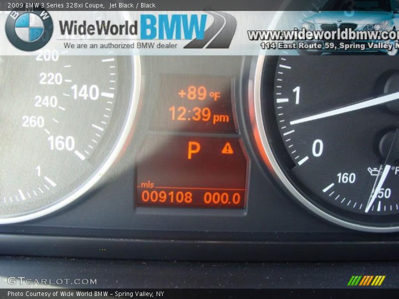 Jet Black / Black 2009 BMW 3 Series 328xi Coupe