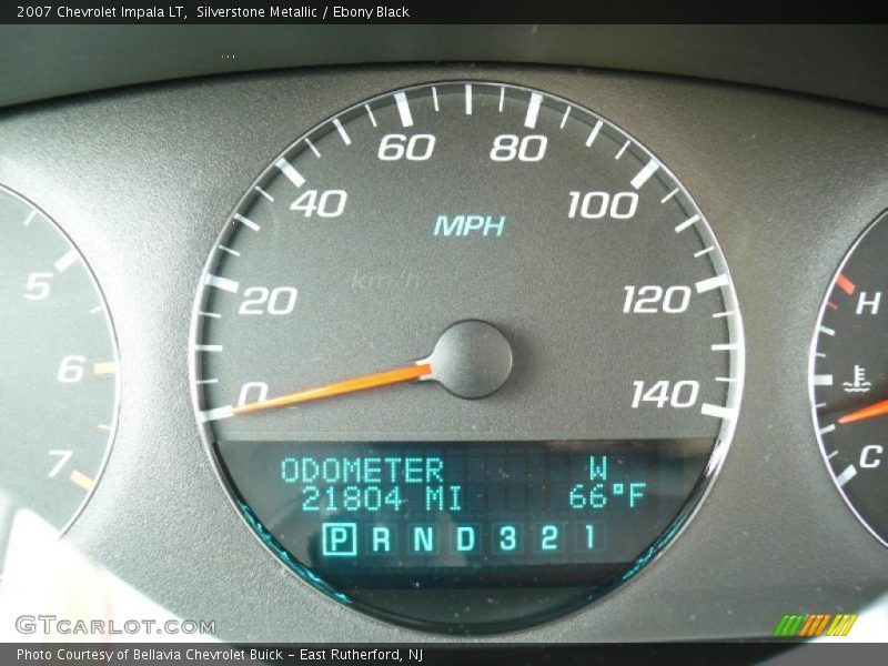 Silverstone Metallic / Ebony Black 2007 Chevrolet Impala LT