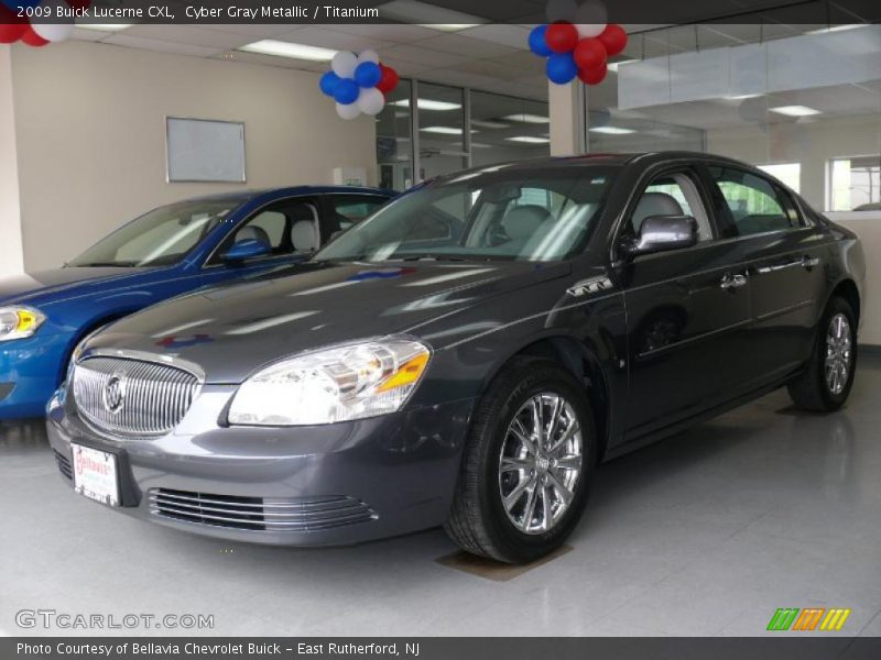 Cyber Gray Metallic / Titanium 2009 Buick Lucerne CXL