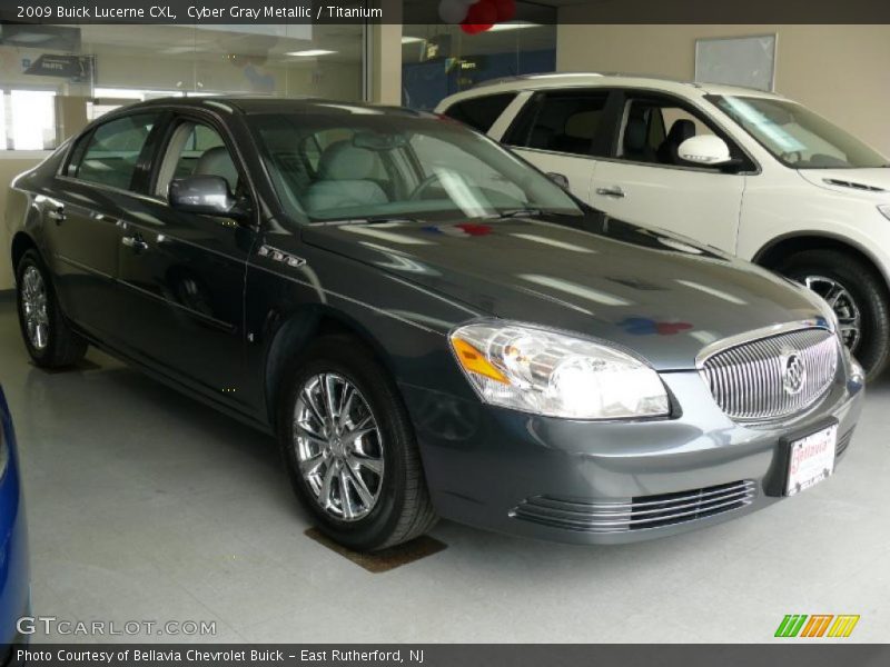 Cyber Gray Metallic / Titanium 2009 Buick Lucerne CXL