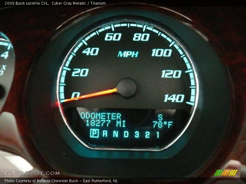 Cyber Gray Metallic / Titanium 2009 Buick Lucerne CXL