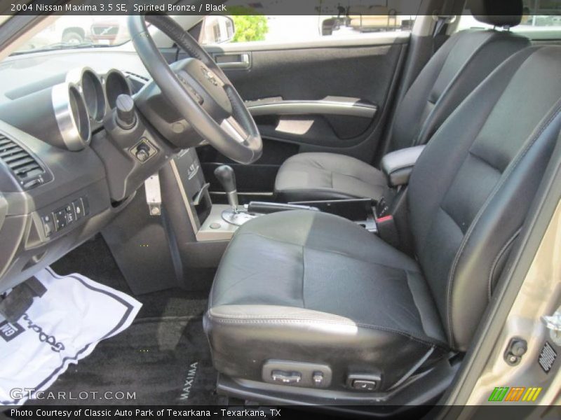 Spirited Bronze / Black 2004 Nissan Maxima 3.5 SE