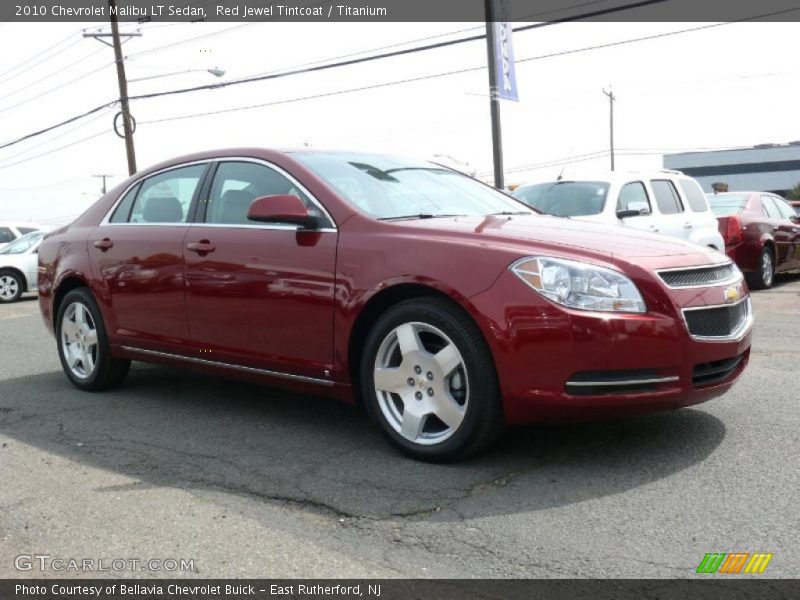 Red Jewel Tintcoat / Titanium 2010 Chevrolet Malibu LT Sedan